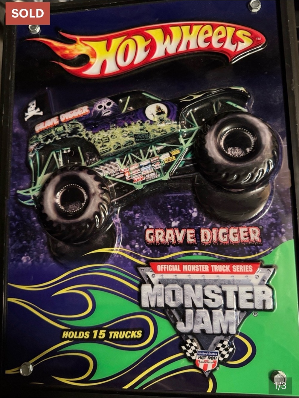 Hot Wheels Monster Jam stoarge - Grave Digger